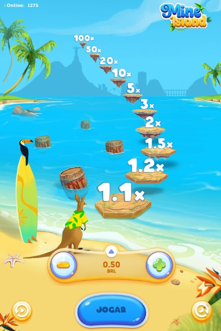 Mine Island | Jogo do Canguru